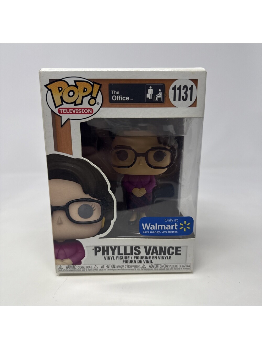 Funko Pop! Television The Office Phyllis Vance #1131 Walmart Exclusive Vinyl